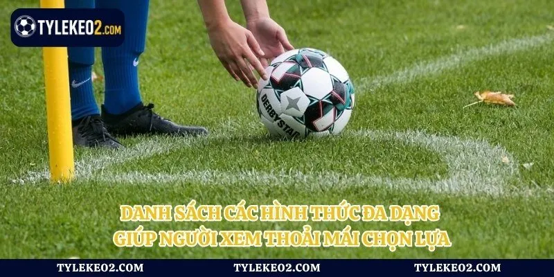 Danh sách các hình thức đa dạng giúp người xem thoải mái chọn lựa