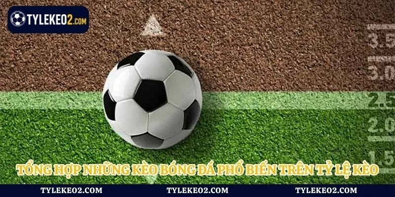 Tổng hợp những kèo bóng đá phổ biến trên tỷ lệ kèo